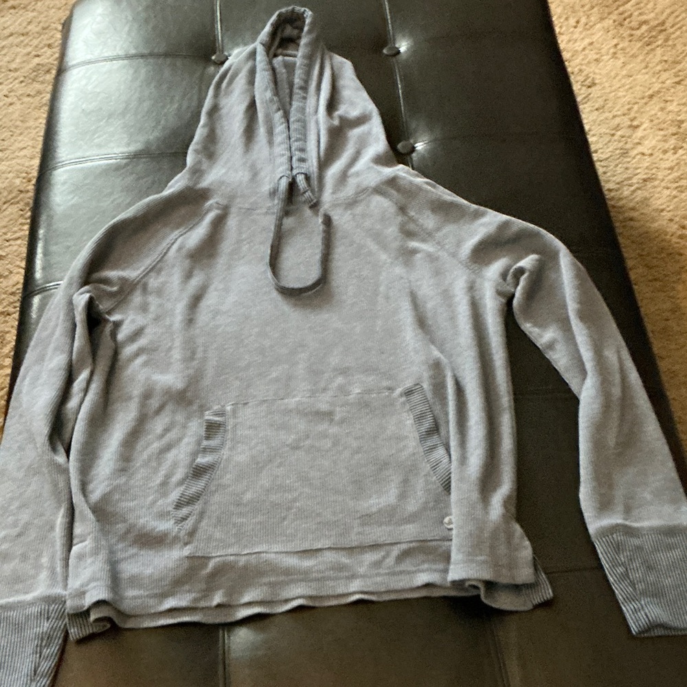 Prana Blue Hooded Sweatshirt